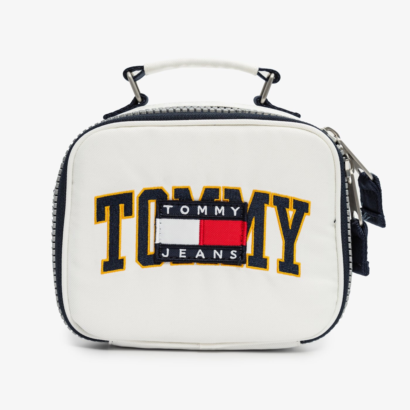 Damska torebka TOMMY HILFIGER TOREBKA HERITAGE CROSSOVER aw0aw11637ybl kolor biały