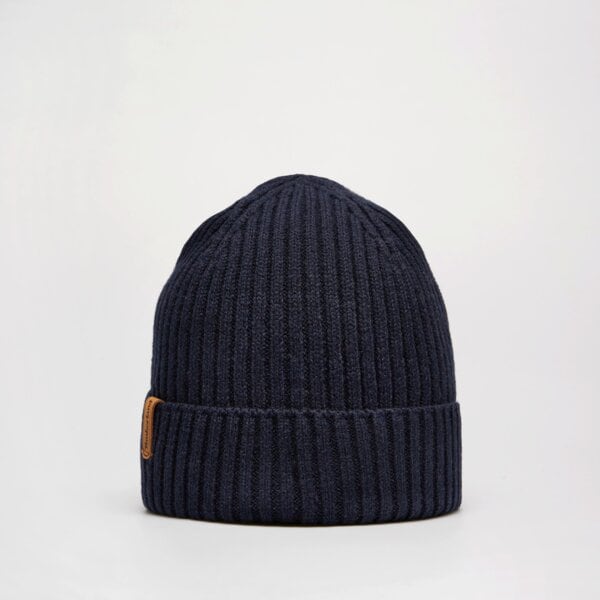 Damska czapka zimowa TIMBERLAND CZAPKA RIB KNIT BEANIE tb0a66524511 kolor granatowy