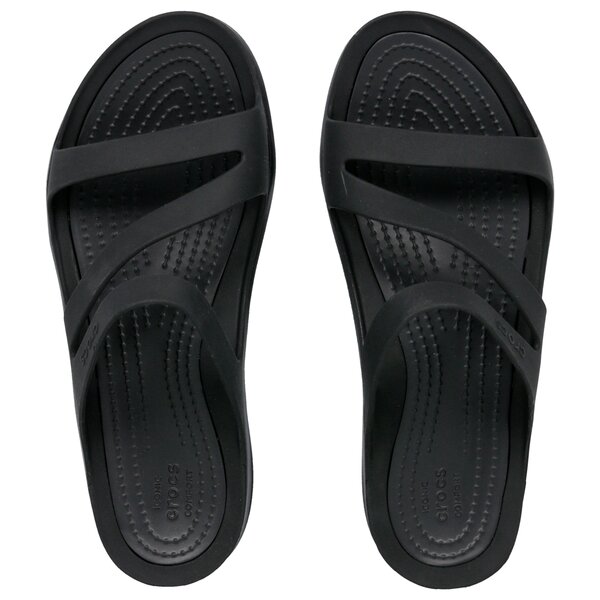 Damskie klapki CROCS SWIFTWATER SANDAL W #203998060# kolor czarny