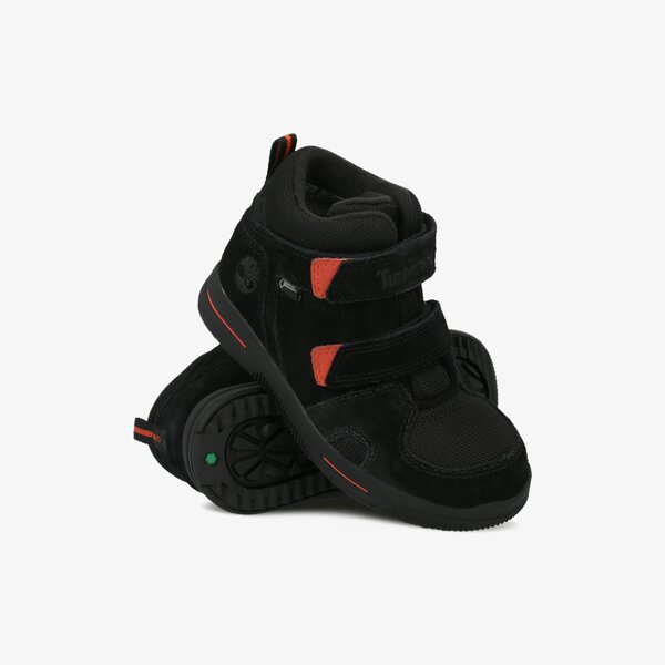 Dziecięce buty outdoor / trekkingowe TIMBERLAND CITY STOMPER MID GTX tb0a22jy0151 kolor czarny