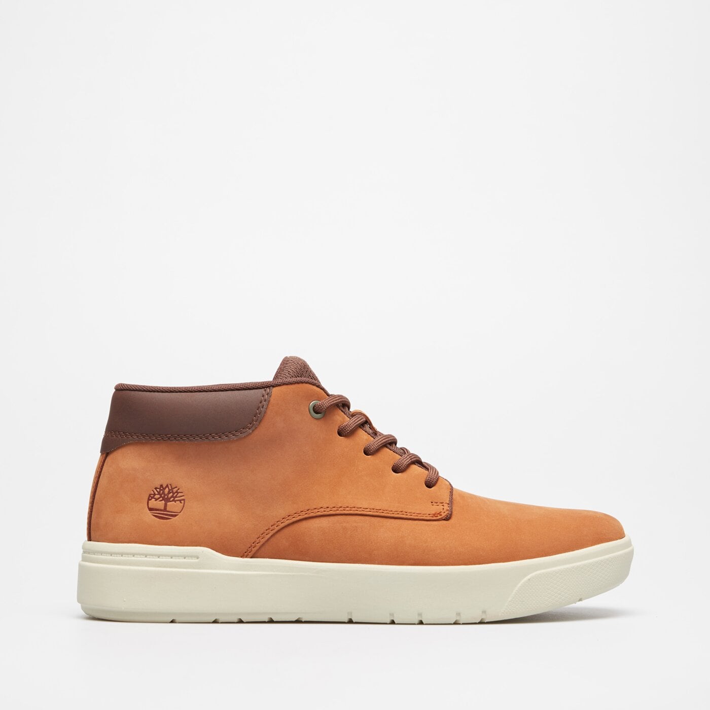 Męskie sneakersy (buty) TIMBERLAND SENECA BAY MID LACE SNEAKER tb0a69m1em51 kolor brązowy
