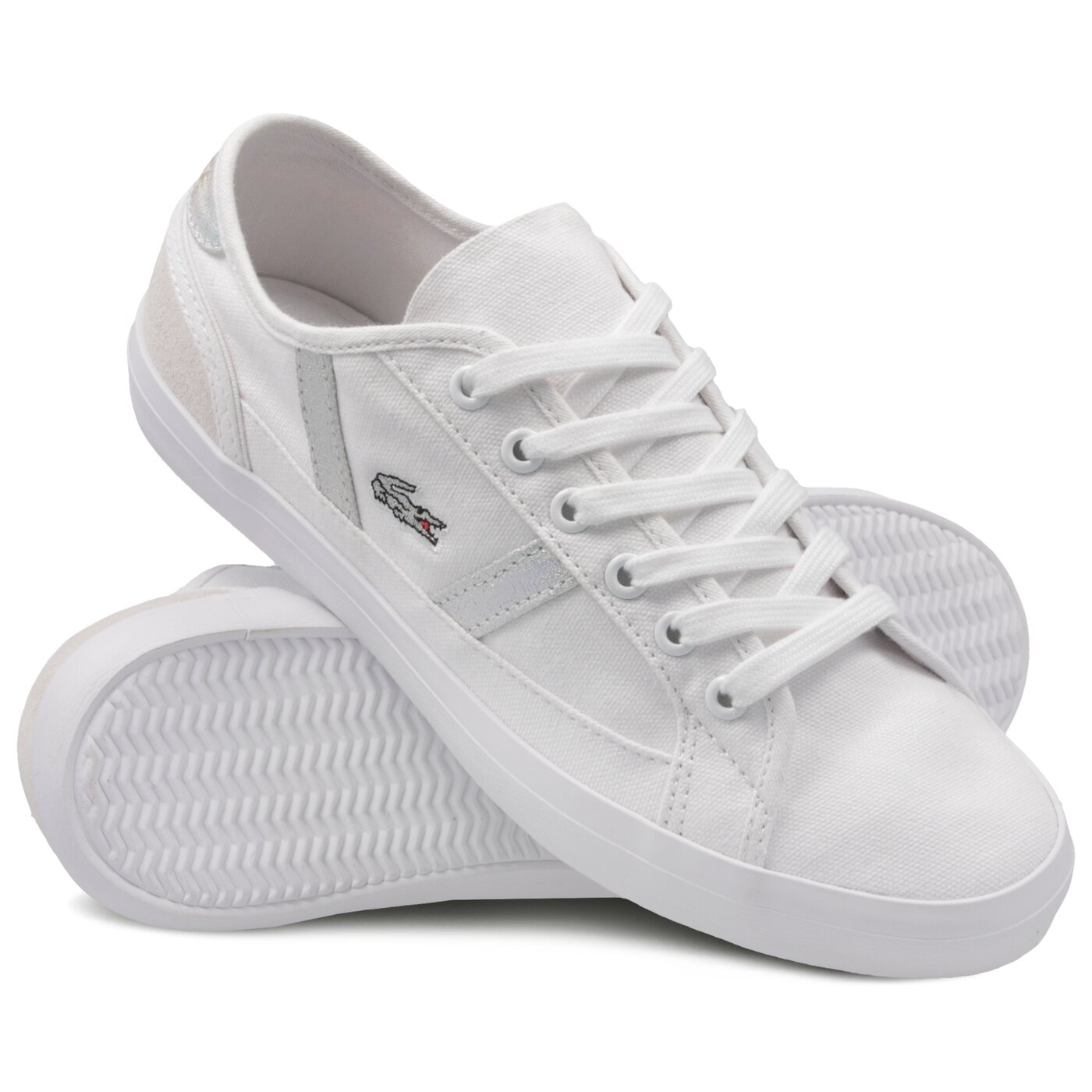 Damskie trampki LACOSTE SIDELINE 219 1 CFA 737cfa004321g kolor biały