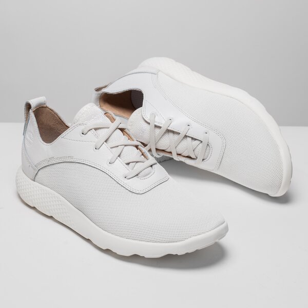 Męskie sneakersy (buty) TIMBERLAND FLYROAM LEATHER OXFORD ca1udk kolor biały