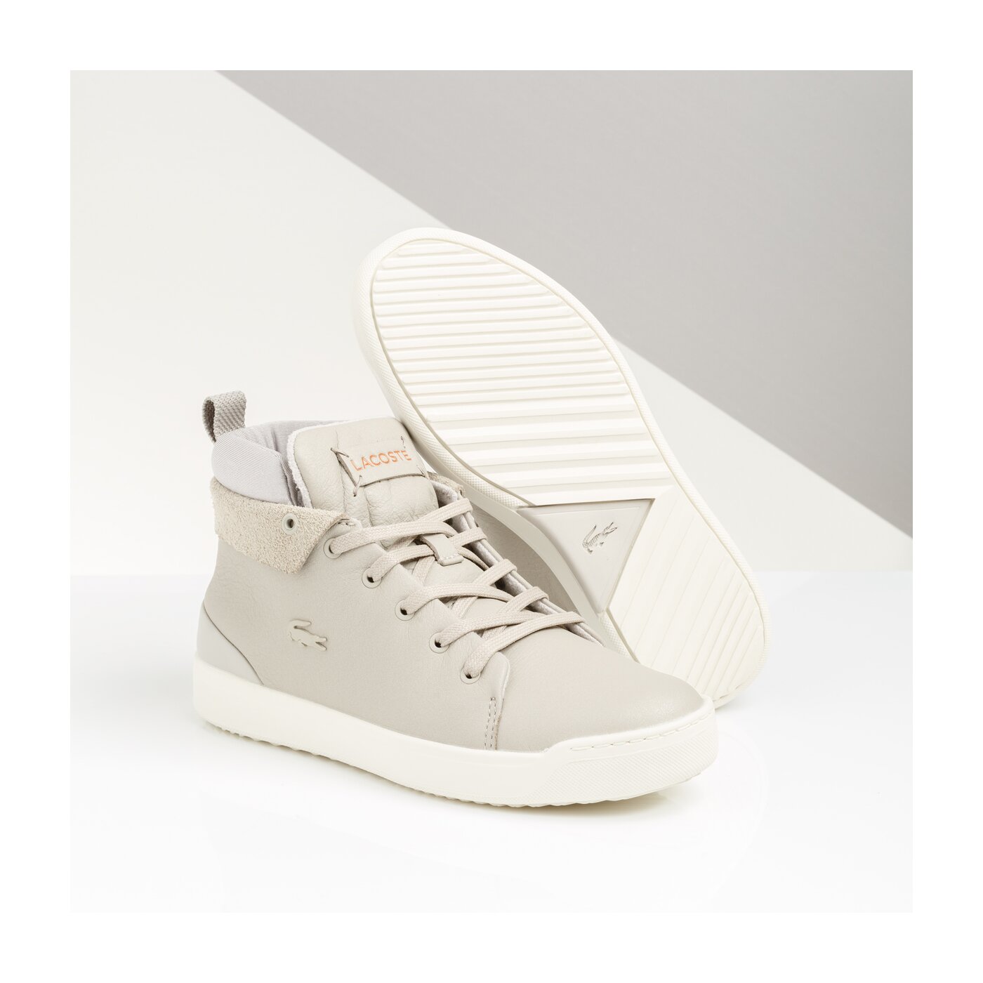 Damskie trampki LACOSTE EXPLORATEURCLASSIC3192CFA 738cfa00021e7 kolor szary