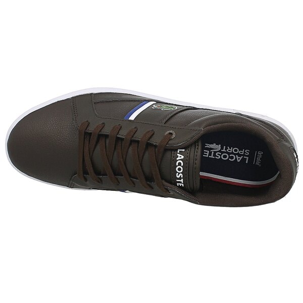 Męskie sneakersy (buty) LACOSTE EUROPA TCL  730spm0008db2 kolor brązowy