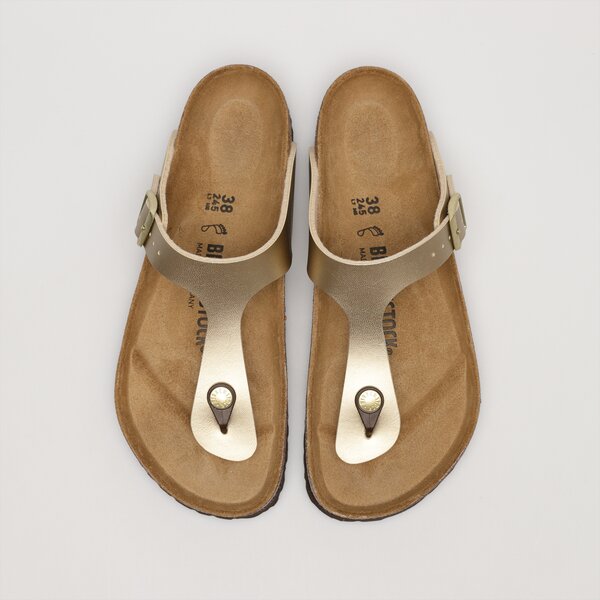 Damskie klapki BIRKENSTOCK GIZEH BS  1016108 kolor złoty