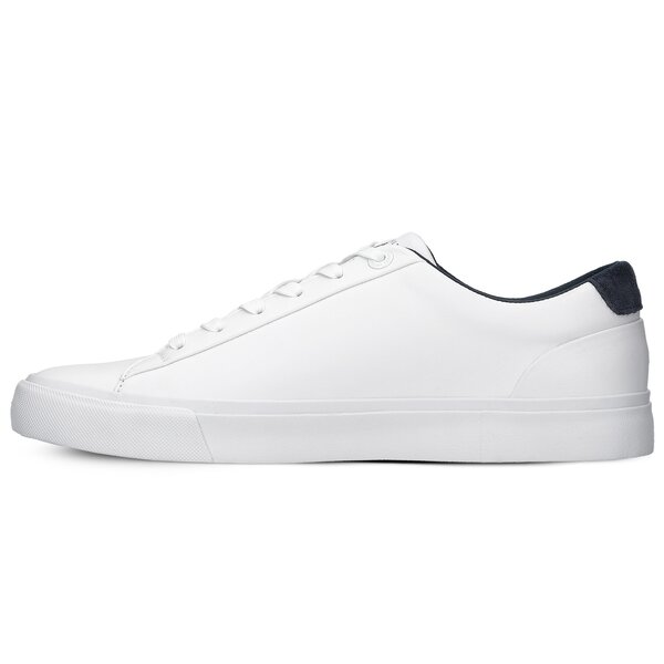 Męskie trampki TOMMY HILFIGER CORPORATE LEATHER SNEAKER fm0fm03397ybr kolor biały