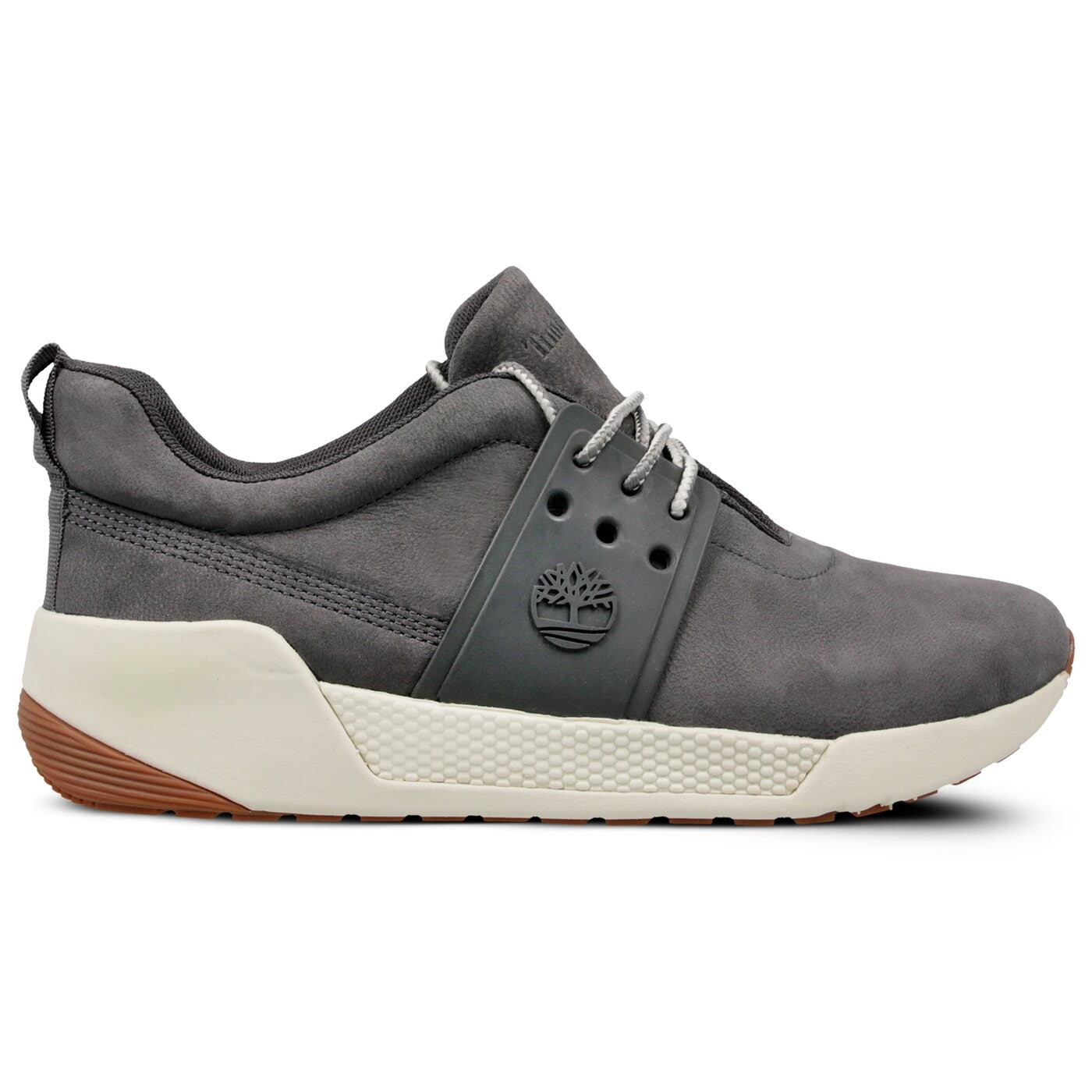 Damskie sneakersy (buty) TIMBERLAND KIRI UP LEATHER OXFORD a1ukj kolor szary