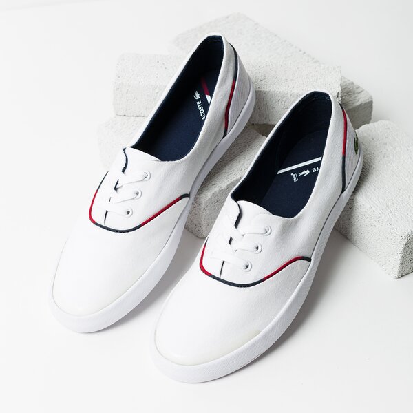 Damskie trampki LACOSTE LANCELLE 3 EYE 118 2 735caw0028407 kolor biały