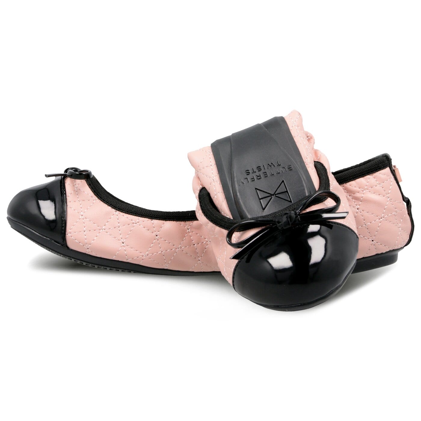 Damskie baleriny (buty) BUTTERFLY TWISTS OLIVIA bt21-036-178 kolor różowy