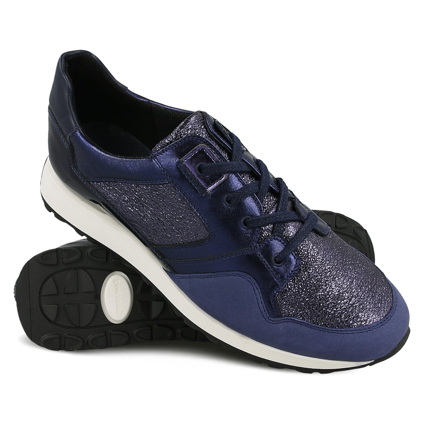 Damskie sneakersy (buty) GINO ROSSI YUKA dph320s5600805753t kolor granatowy