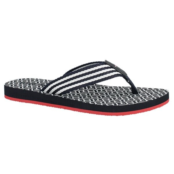 Damskie klapki TOMMY HILFIGER M1285ONICA 34D fw56820727403 kolor granatowy