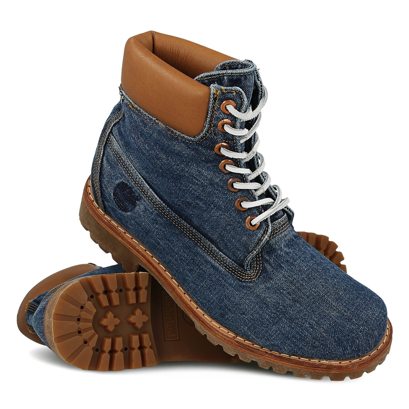 Męskie buty za kostkę TIMBERLAND HERITAGE 6 IN FABRIC C a1b43 kolor niebieski