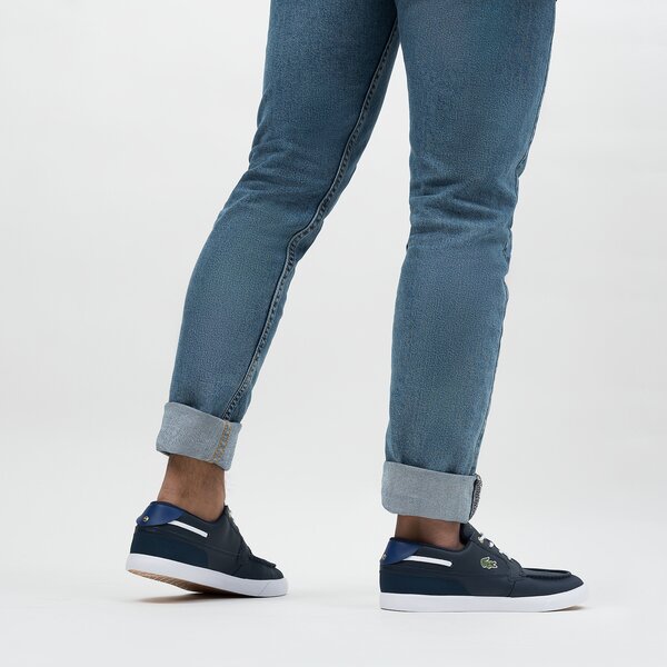 Męskie trampki LACOSTE BAYLISS DECK 0722 1 CMA 743cma0016092 kolor granatowy