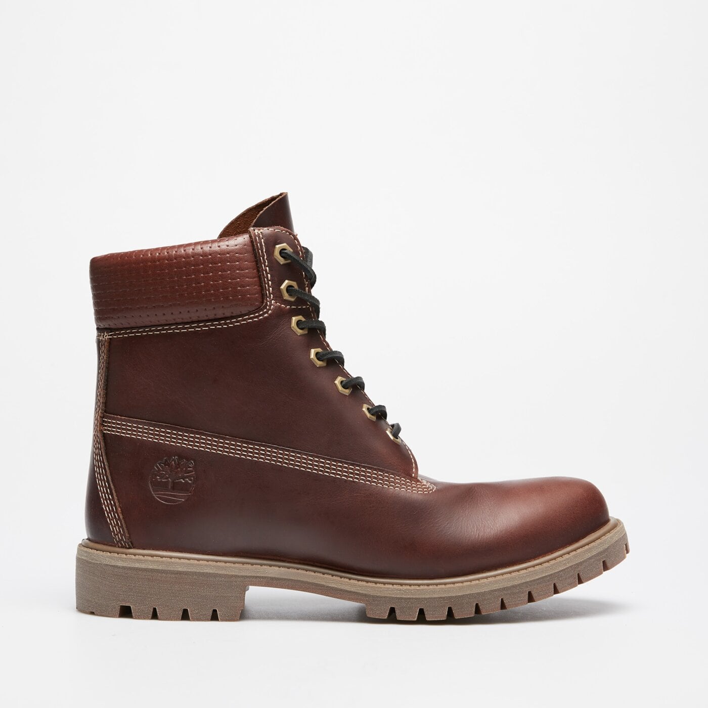 Męskie buty za kostkę TIMBERLAND PREMIUM 6 IN LACE WP BOOT tb0a2p6weiu1 kolor brązowy
