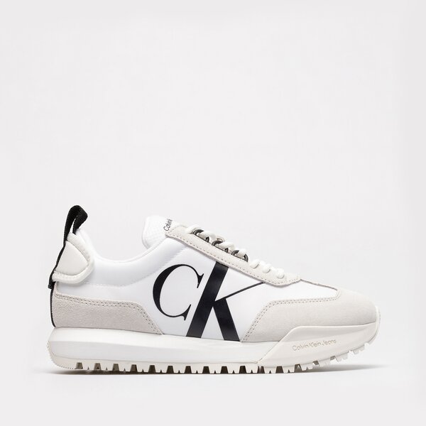 Damskie sneakersy (buty) CALVIN KLEIN NEW RETRO RUNNER LACEUP LOW yw0yw00683yaf kolor biały