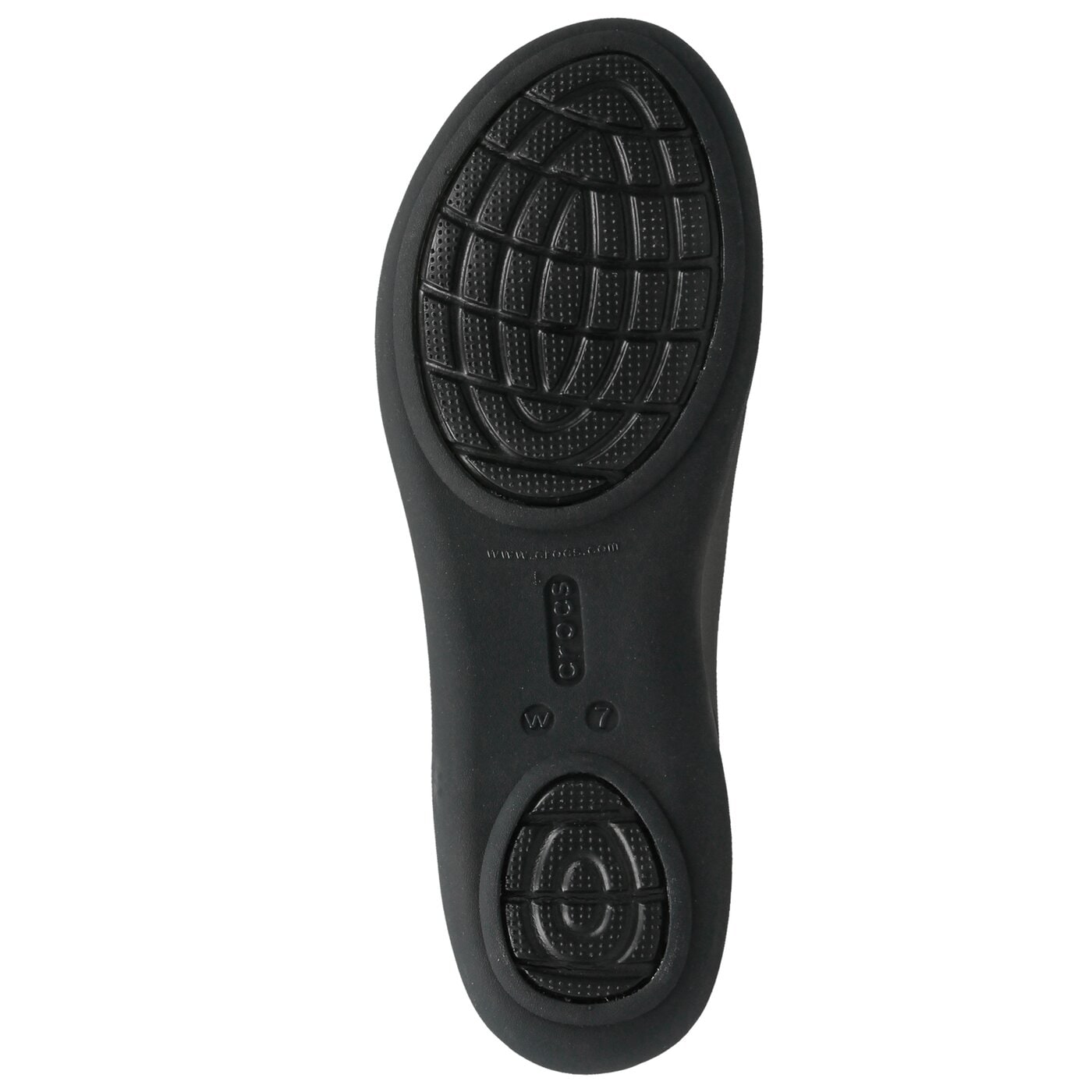 Damskie sandały CROCS ISABELLA HUARACHE 2 FLAT W 204912060 kolor czarny