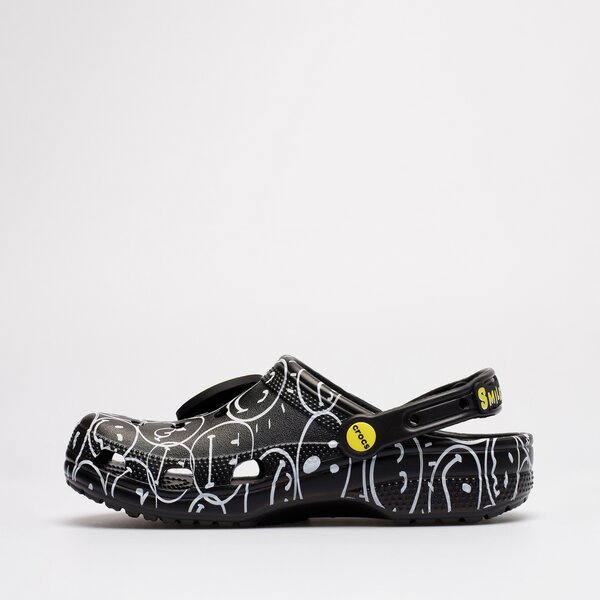 Damskie klapki CROCS SMILEY 207971-0c4 kolor multicolor