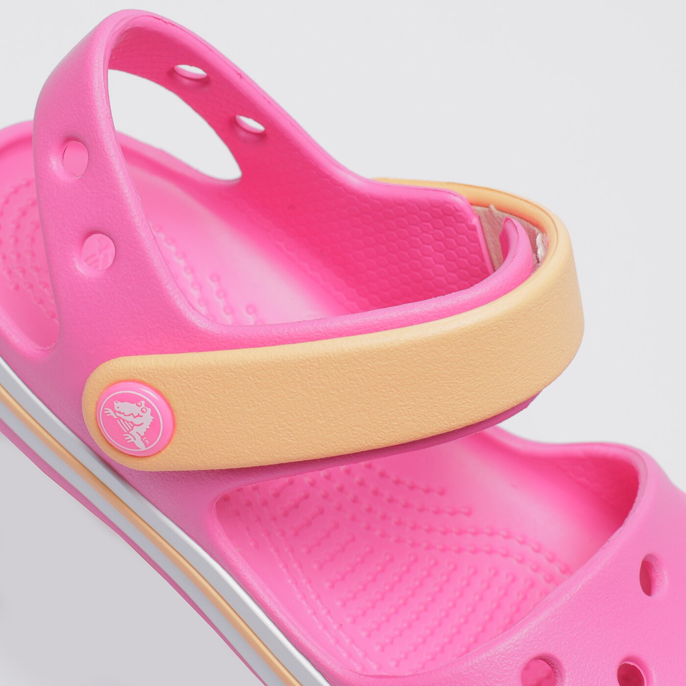 Dziecięce sandały / klapki CROCS CROCBAND SANDAL KIDS 128566qzi kolor różowy