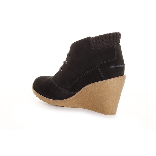 Damskie buty za kostkę LACOSTE LEREN 724srw3340024 kolor czarny