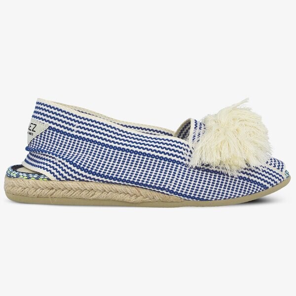Damskie espadryle PAEZ SANDAL YUTE SANDAL FRILL BLUE 1934805s9001-301 kolor niebieski