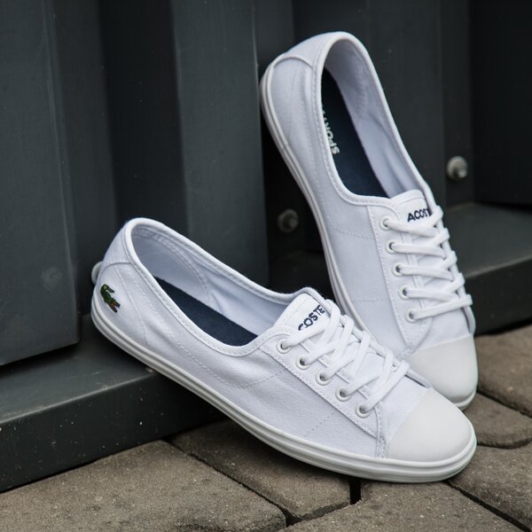 Damskie trampki LACOSTE ZIANE LCR2 727spw015021g kolor biały