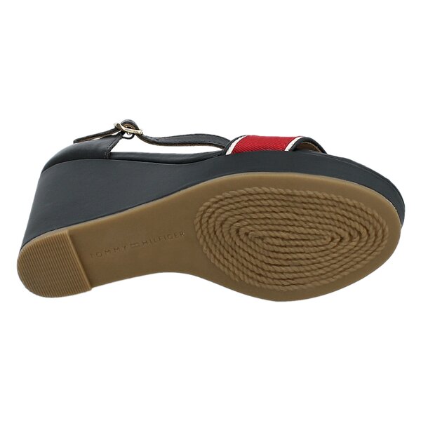Damskie sandały TOMMY HILFIGER EMERY 59D  fw56818545403 kolor granatowy
