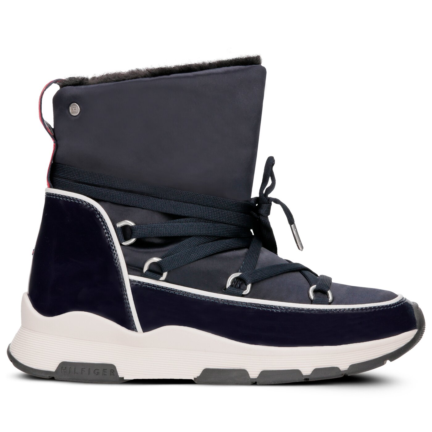 Damskie śniegowce TOMMY HILFIGER FIONA 1C1 fw0fw03697403 kolor granatowy