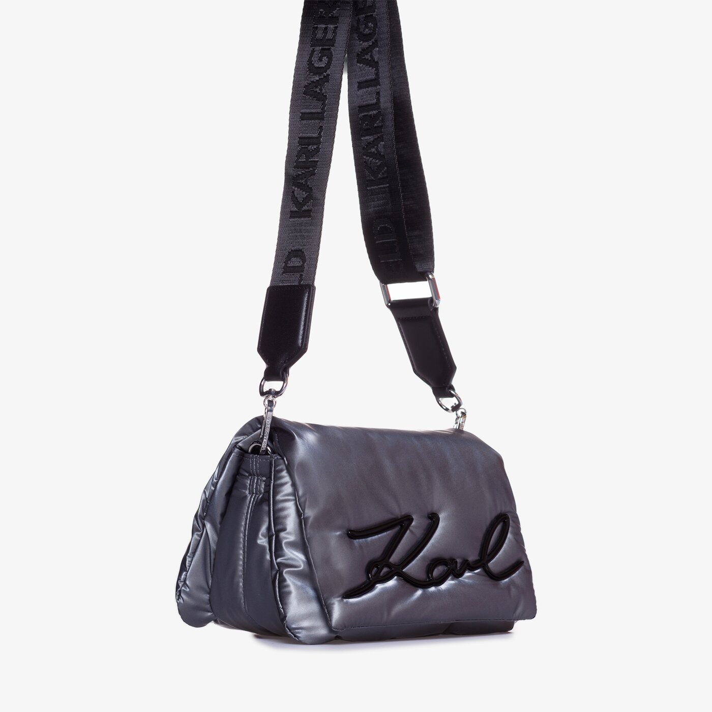 Damska torebka KARL LAGERFELD TOREBKA K/SIGNATURE SOFT SM SHB 221w3079289pewter kolor szary