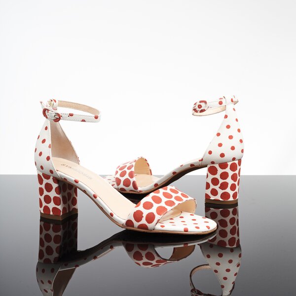 Damskie sandały SYMBIOSIS DOTTY SANDALS  sywc119009 kolor zielony