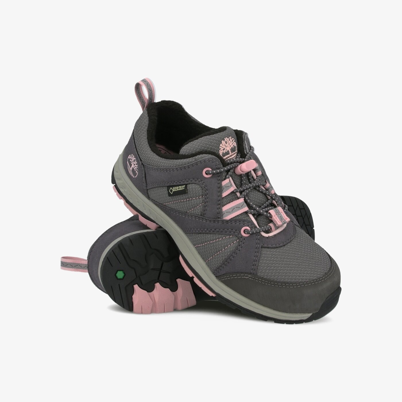 Dziecięce buty outdoor / trekkingowe TIMBERLAND NEPTUNE PARK LOW GTX WL tb0a1x940331 kolor szary