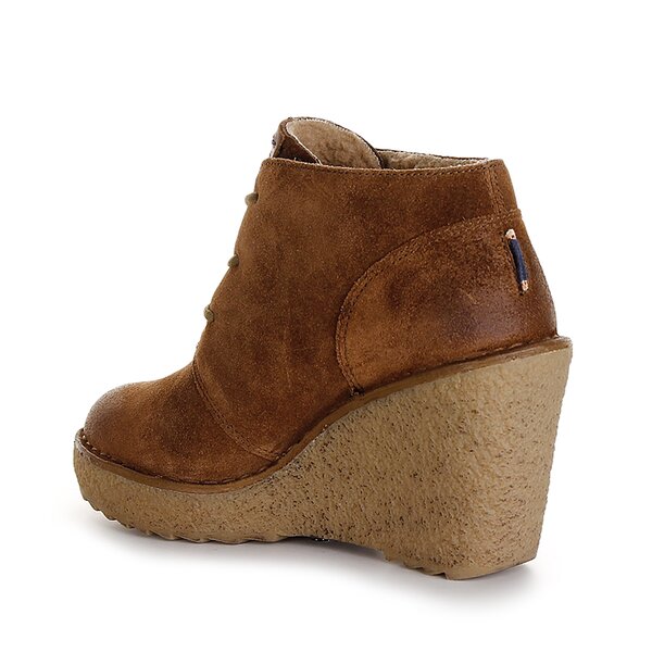 Damskie buty za kostkę TOMMY HILFIGER GILL 1  en56814862210 kolor brązowy