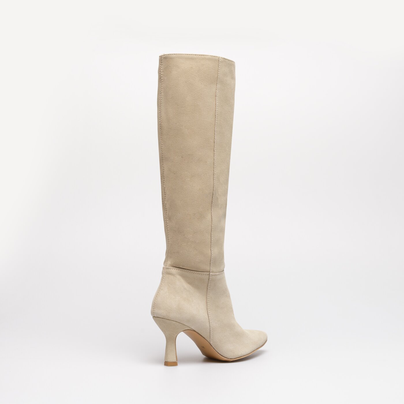 Damskie kozaki SYMBIOSIS FLORENCIA HIGH HEELS sywc222005 kolor beżowy