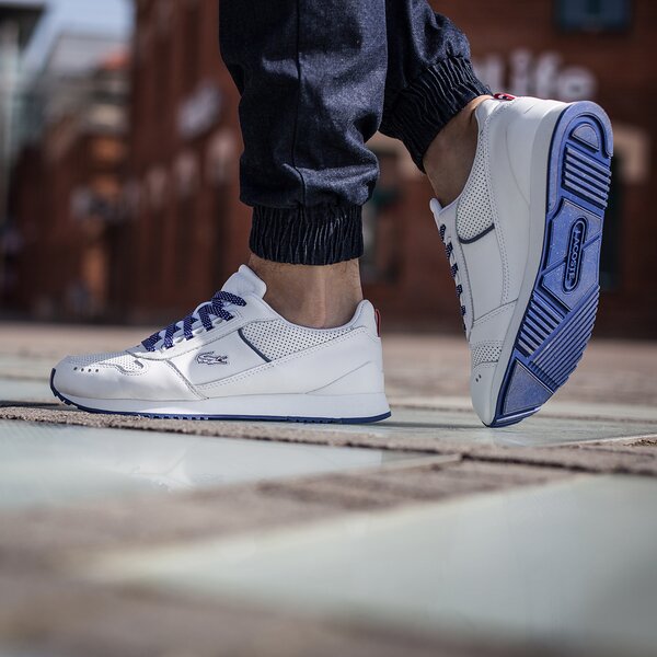 Męskie sneakersy (buty) LACOSTE TRAJET 116 C 731trm0208001 kolor biały
