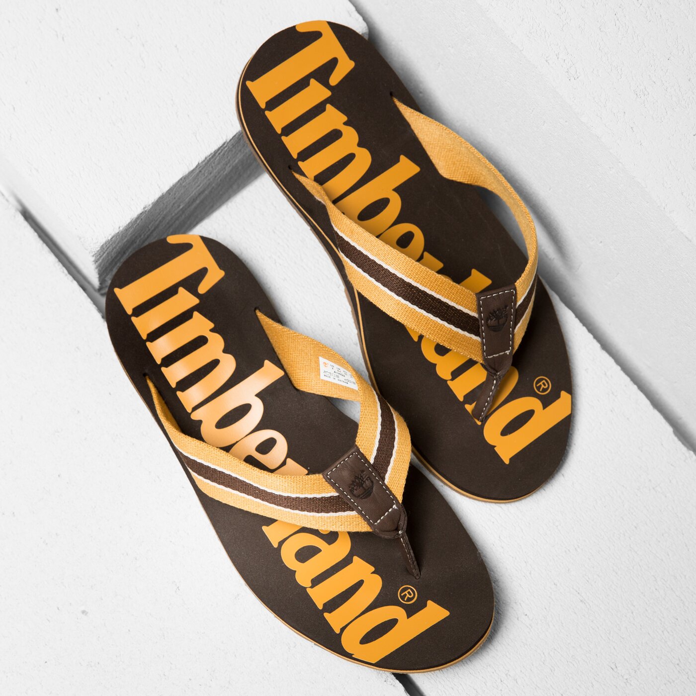 Męskie klapki TIMBERLAND WILD DUNES F/L FLIP FLOP a1hg2 kolor żółty
