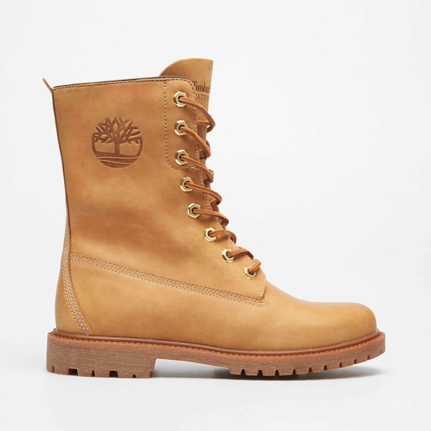 Damskie trapery TIMBERLAND PREMIUM 8 INCH LACE UP WP BOOT tb0a43mxen11 kolor brązowy
