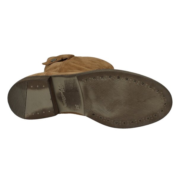 Damskie kozaki TOMMY HILFIGER ELINE 1B  en56816082219 kolor brązowy