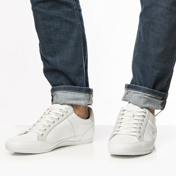 Męskie sneakersy (buty) LACOSTE CHAYMON PRM  730spm004014x kolor biały