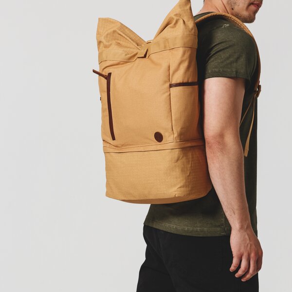 Damski plecak TIMBERLAND PLECAK ROLL TOP BACKPACK tb0a1cu8k381 kolor beżowy