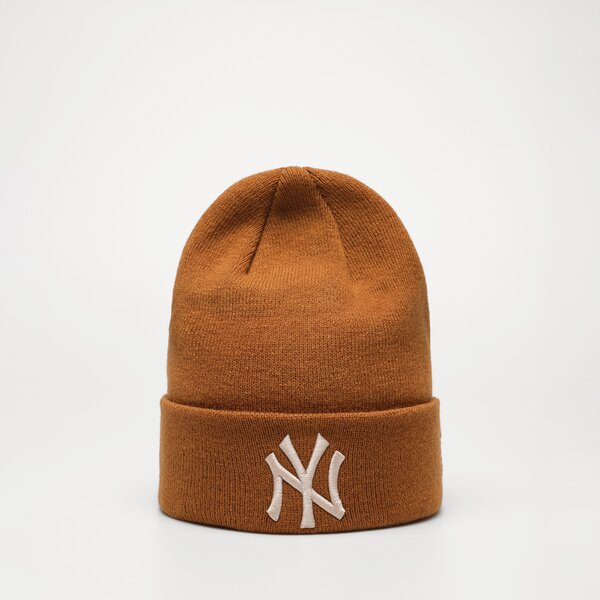 Męska czapka zimowa NEW ERA CZAPKA LE BEANIE NYY BRW NEW YORK YANKEES 60364360 kolor brązowy