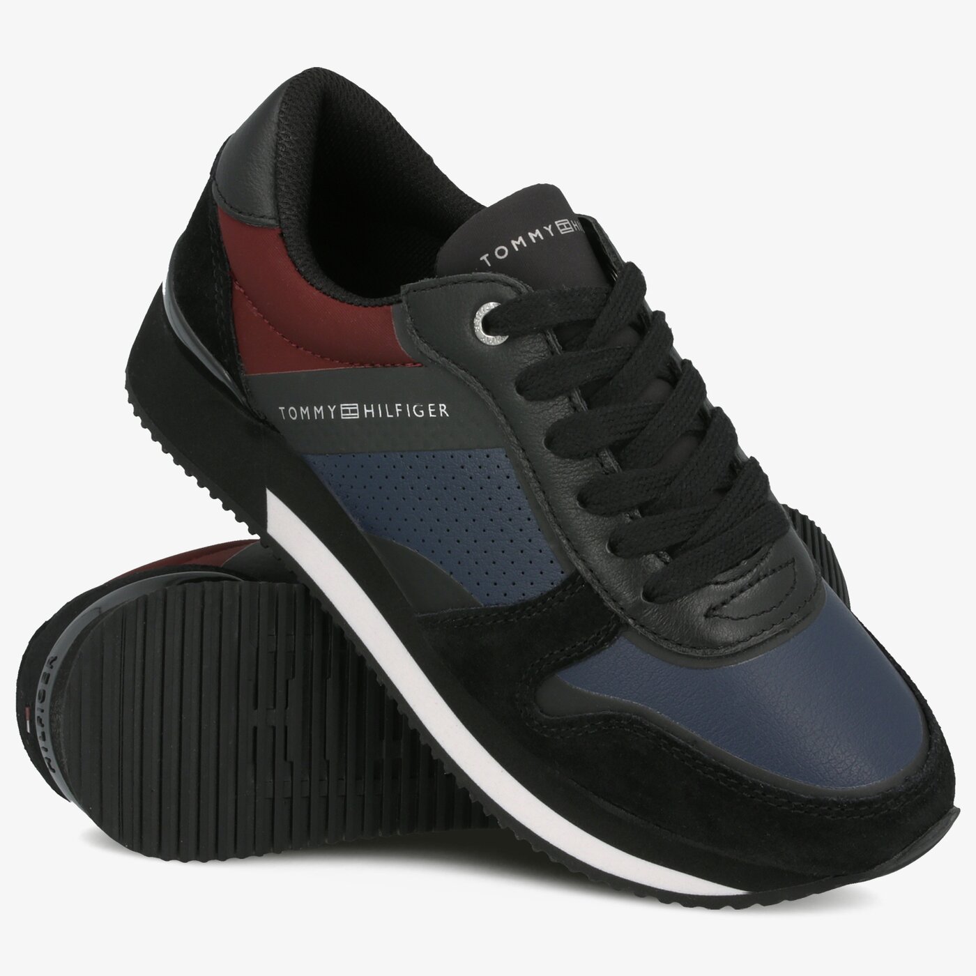 Damskie sneakersy (buty) TOMMY HILFIGER ACTIVE CITY SNEAKER fw0fw04304990 kolor czarny