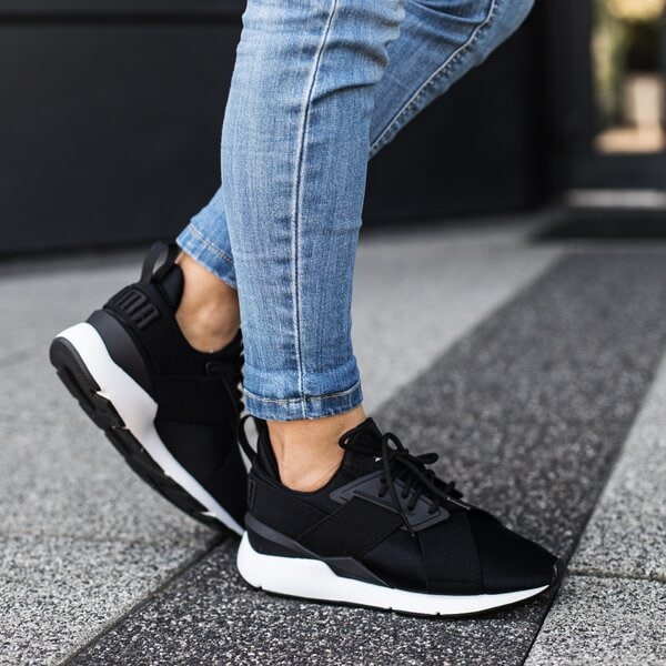 PUMA MUSE X-STRAP SATIN EP WN'S 36553403 kolor czarny