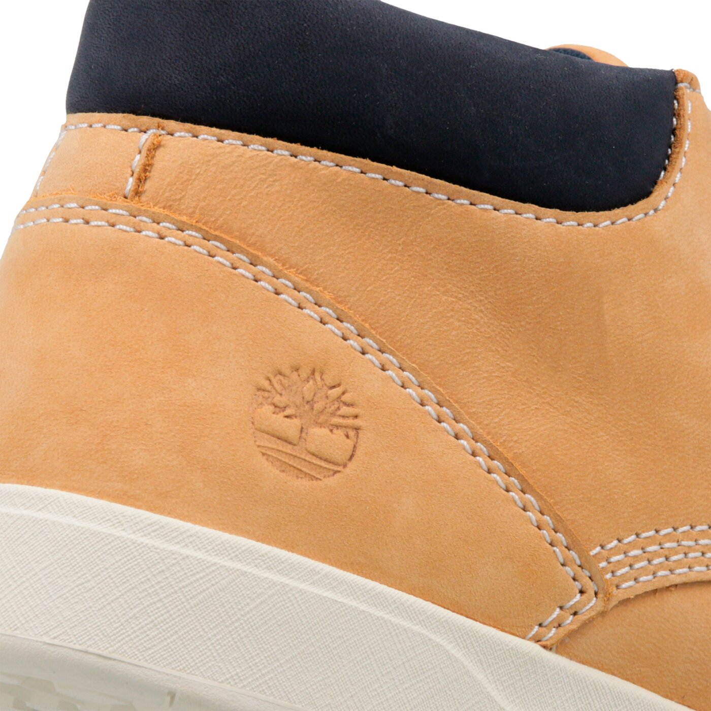 Dziecięce sneakersy (buty) TIMBERLAND DAVIS SQUARE LEATHER CHK a1v19 kolor żółty