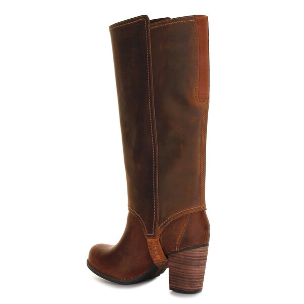 Damskie kozaki TIMBERLAND EK RUDSTON TALL CONVERTIBLE WP BOOT 3609r kolor brązowy