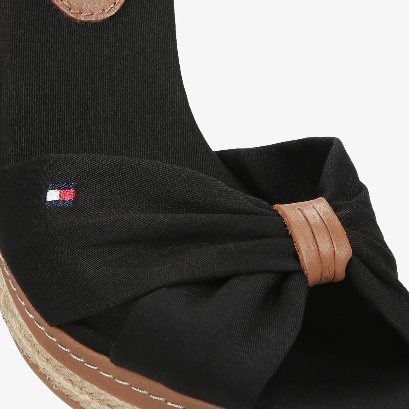 Damskie sandały TOMMY HILFIGER ICONIC ELENA SANDAL fw0fw00905990 kolor czarny