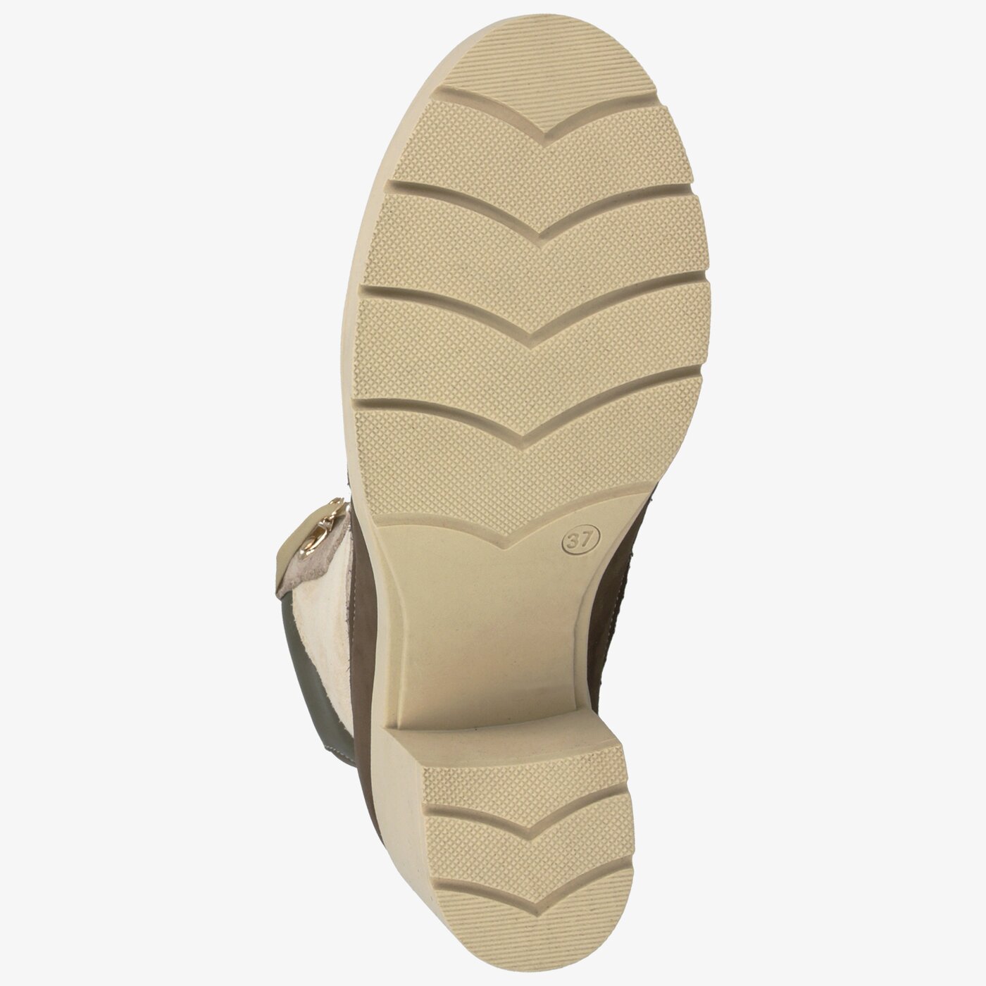 Damskie botki / sztyblety SYMBIOSIS COMBAT STYLE  sywc219016 kolor brązowy