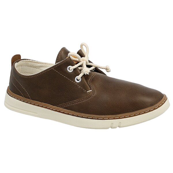 Męskie trampki TIMBERLAND EK HANDCRAFTED LEATHER OXFORD LEATHER OX 9343b kolor brązowy