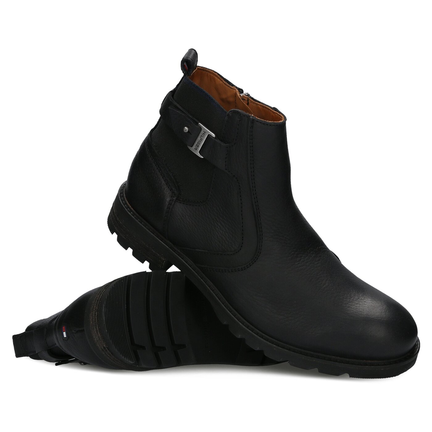 Męskie buty za kostkę TOMMY HILFIGER C2285URTIS 14A fm56821737990 kolor czarny