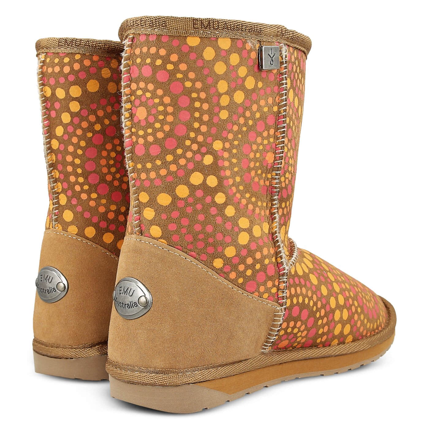 Damskie śniegowce EMU PLATINUM STINGER INDIGENOUS LO CHESTNUT wp10536chestnut kolor brązowy