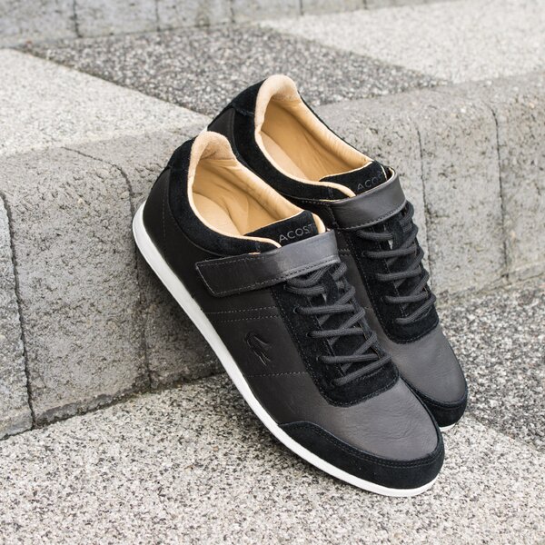 Męskie sneakersy (buty) LACOSTE EMBRUN 3  730srm0004024 kolor czarny